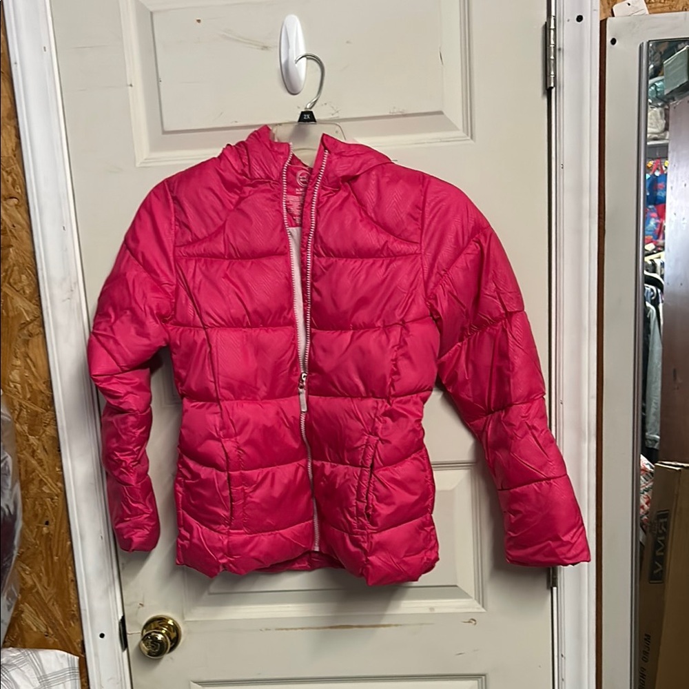Kids Pink Puffer Jacket